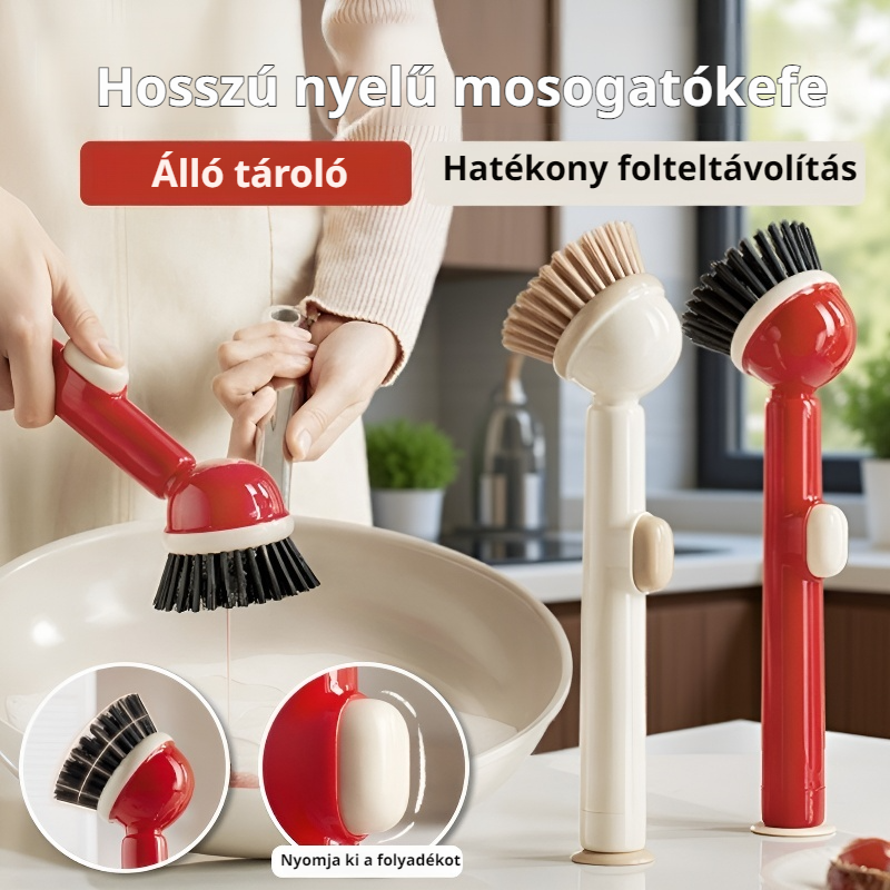 Háztartási edénymosó kefe