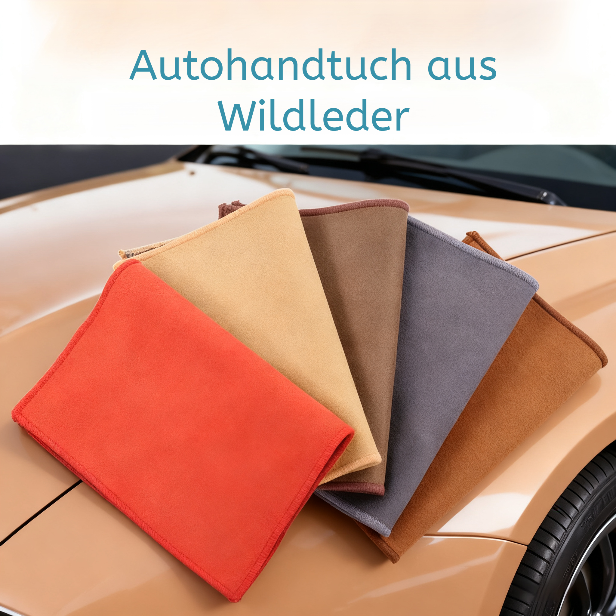 Wildleder Mikrofaser Autowaschtuch für sanfte Autopflege