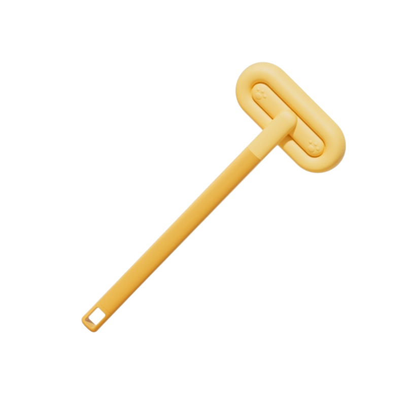 긴 손잡이 제모 브러시 점모기