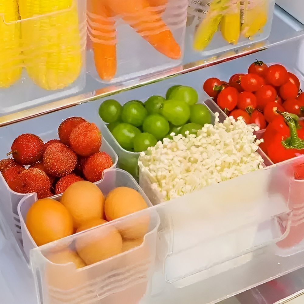 Food grade refrigerator side door dedicated storage box