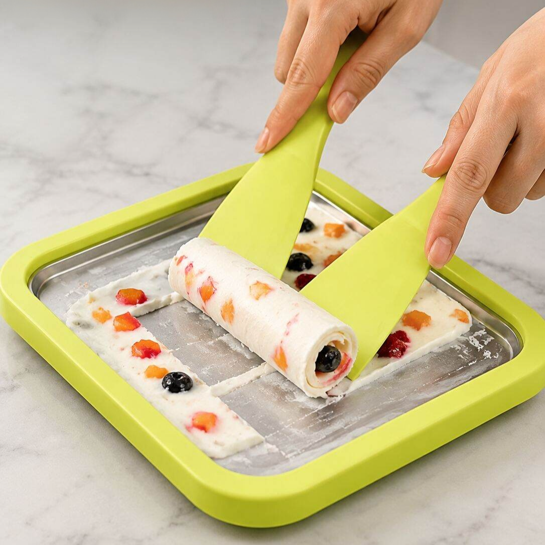 Plaque à glace roulée maison, faites facilement vos propres glaces