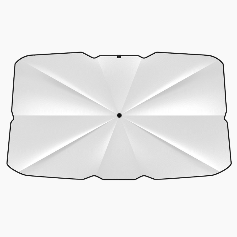 자동차용 신축 접이식 선블라인드 자외선 차단 차열 차량용 파라솔 티타늄 실버 차광 커튼 접이식 선블라인드