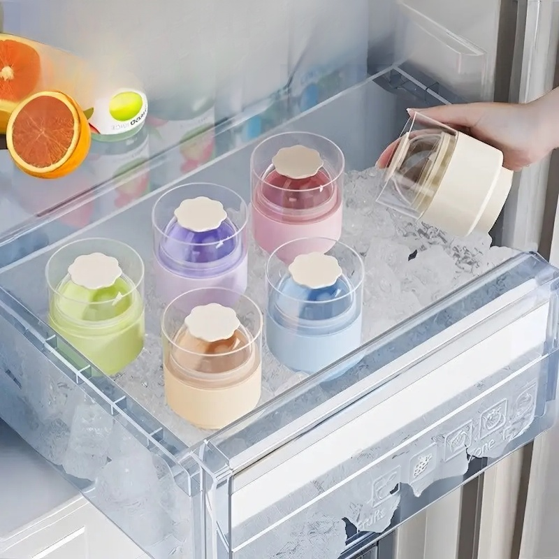 家庭用簡単取り出し球形シリコン製氷型