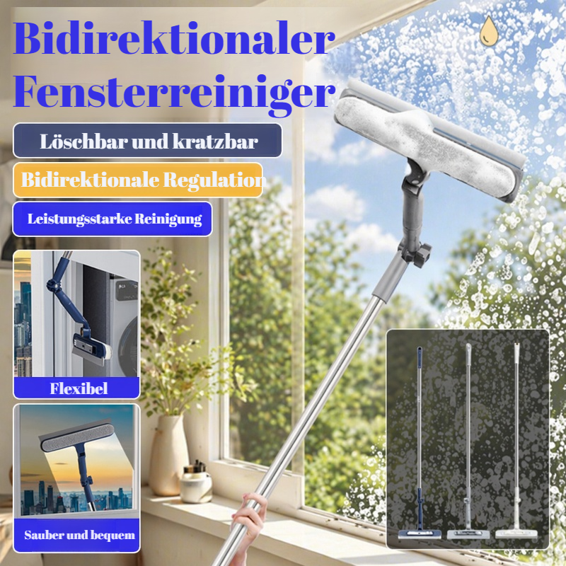 Dreifarbiger doppelseitiger Glasreiniger