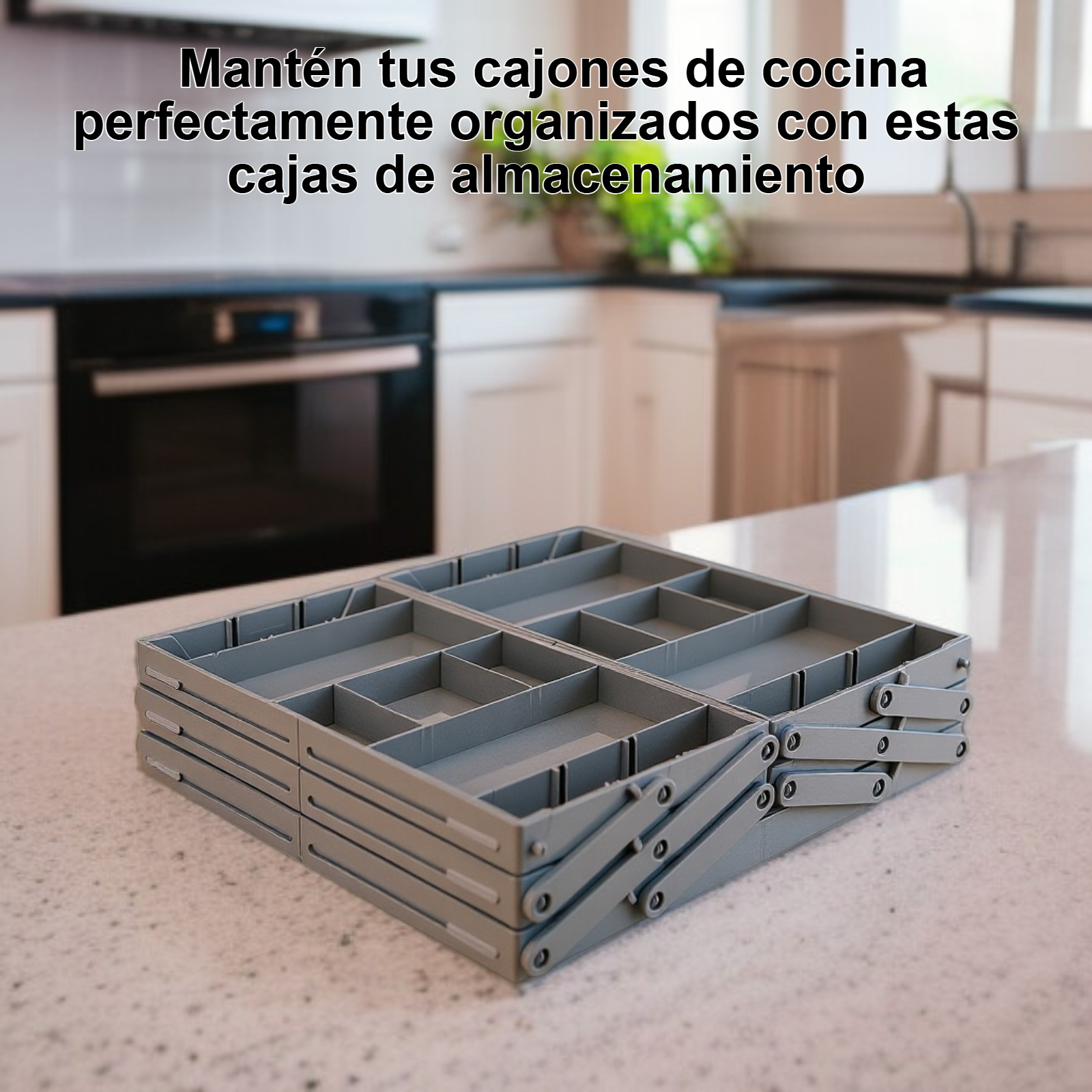 Cajas de almacenamiento para cajones de cocina