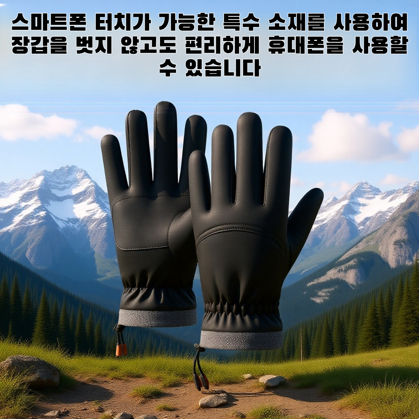 최신 스키 장갑 전체 이미지