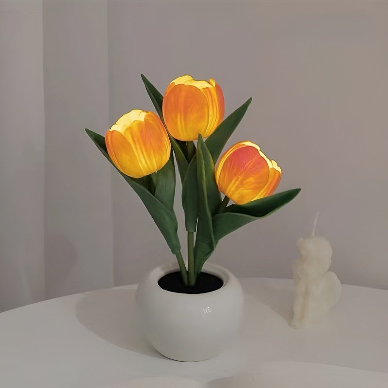 Simulation Bouquet Night Light Bedroom Decoration