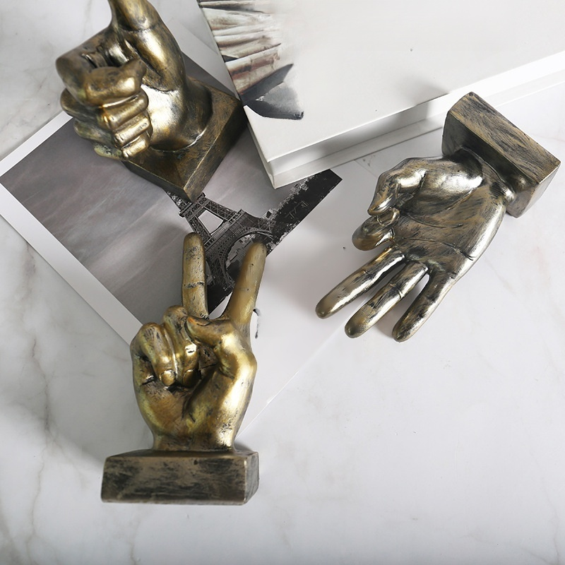 Fingerornamente aus Kunstharz