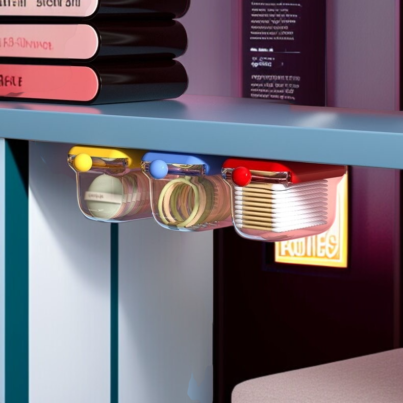 서랍형 수납함 거울장 화장품 수납선반 클렌징 면 면봉 수납선반 욕실 립스틱 수납함