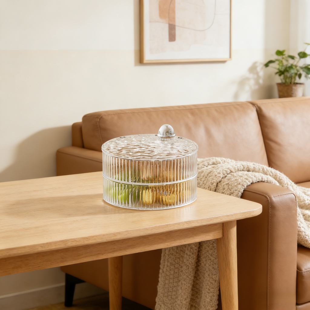 輕奢奶油風果盤糖果盒