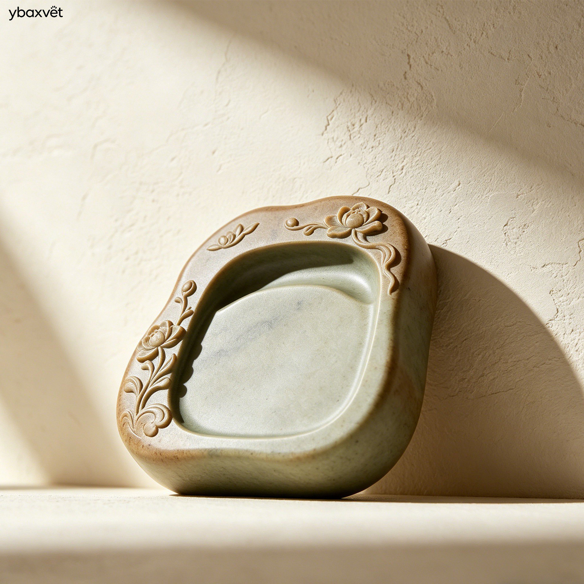 Carved inkstones (3 pieces)