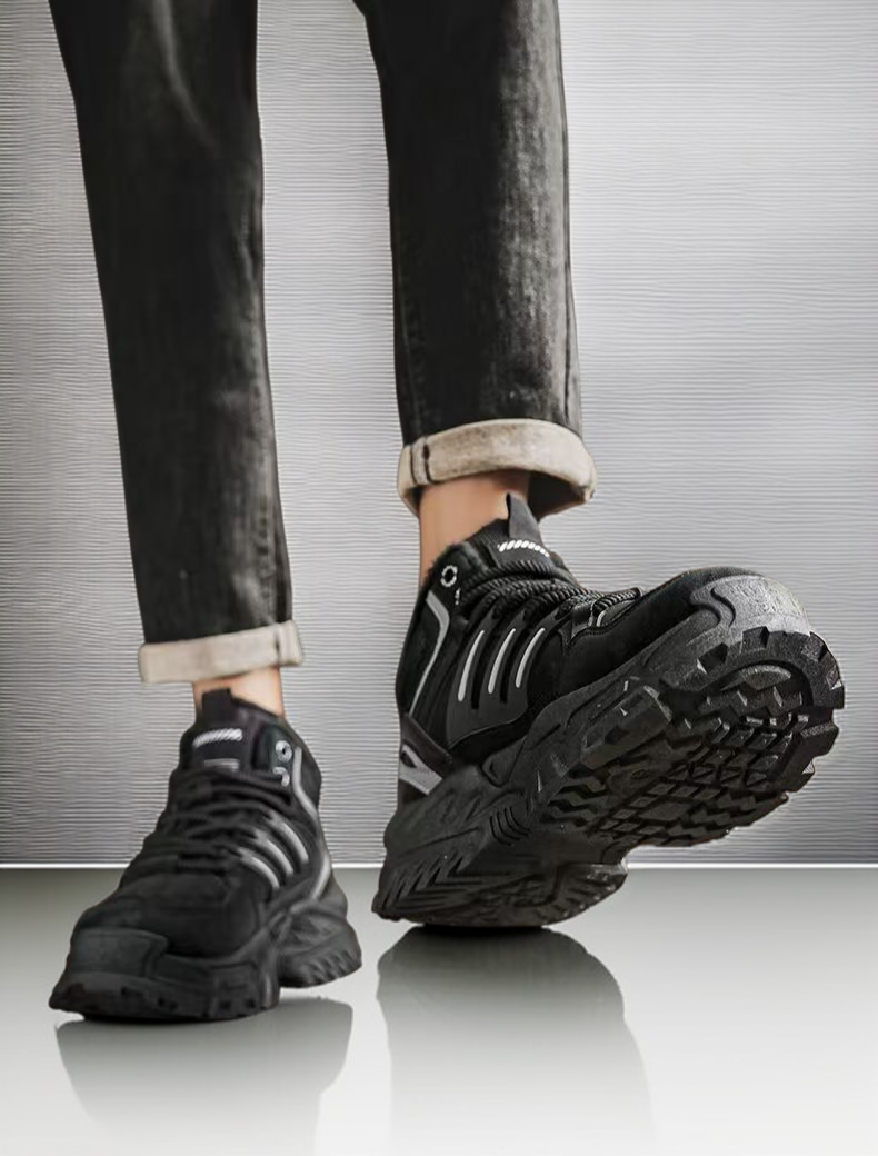 アウトドアに最適な厚底メンズシューズ