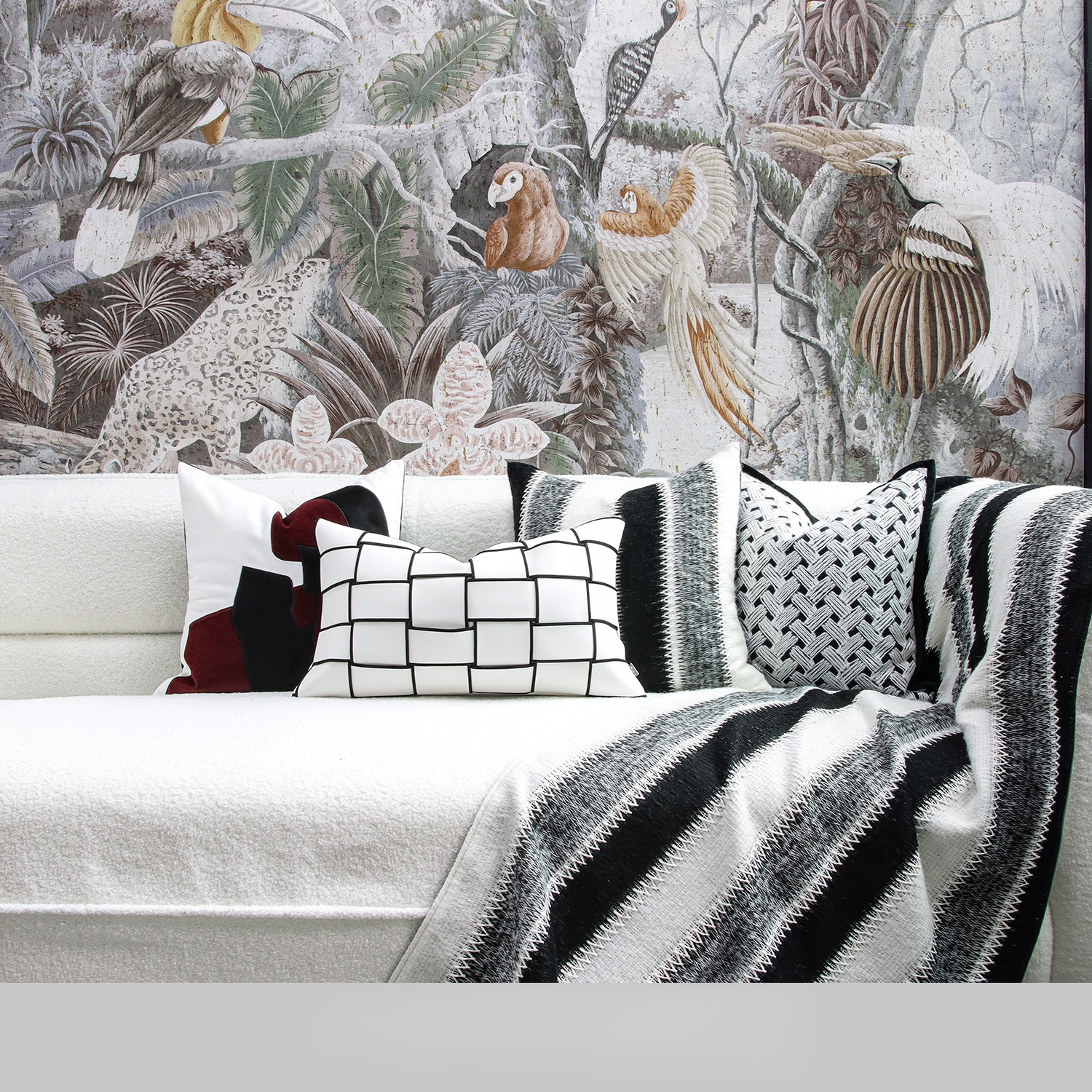 Cojín de lujo estilo nórdico para sofá