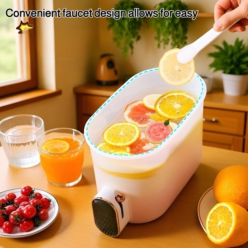 5L Large Capacity Cold Water Jug with Faucet and Filter