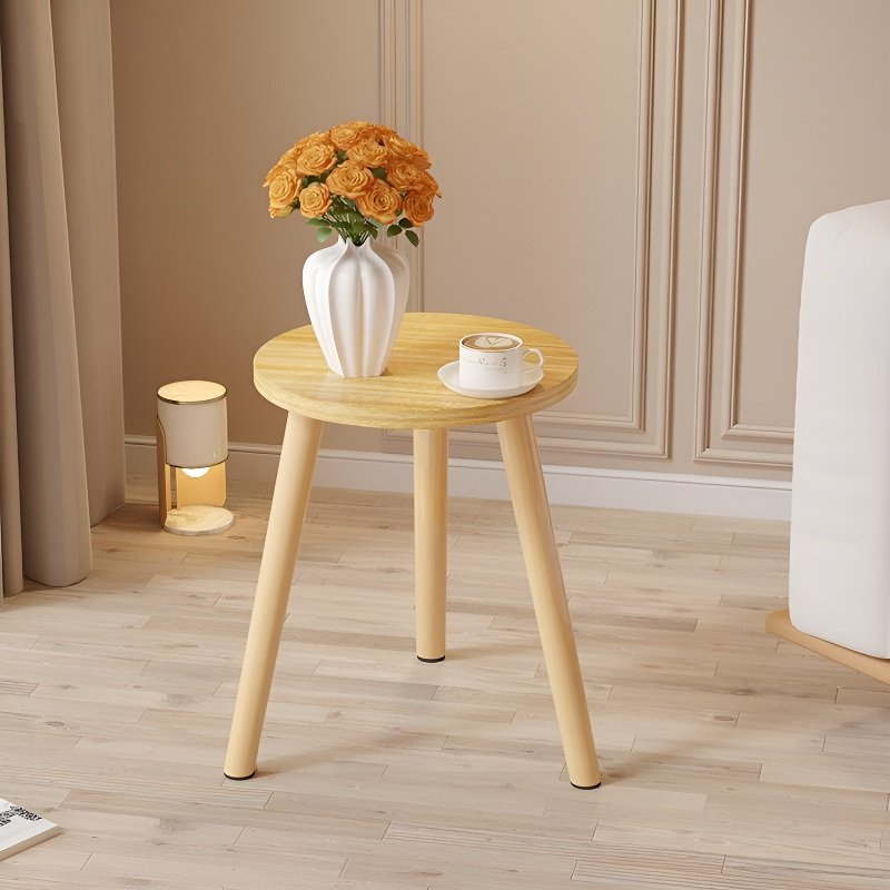 Petite table ronde créative pour salon, table basse de balcon