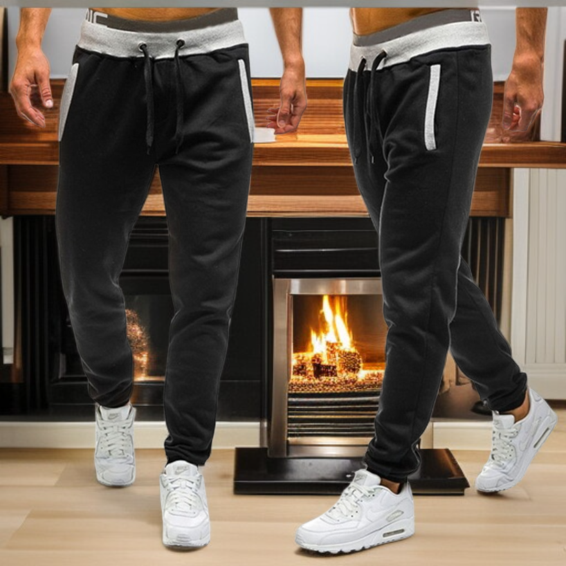 メンズカジュアルパンツが大ヒット予約可能な若者向けストレッチワイドフィットロングパンツ