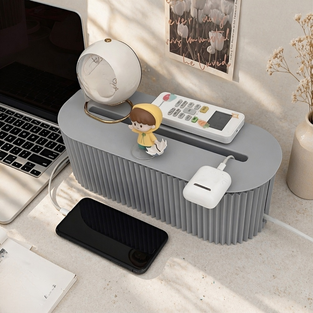 Boîte de rangement pour câbles électriques, organiseur de prises, solution idéale pour la maison