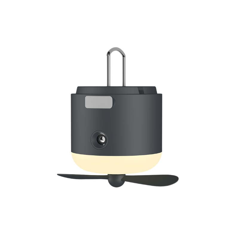 Lámpara de pulverización con ventilador