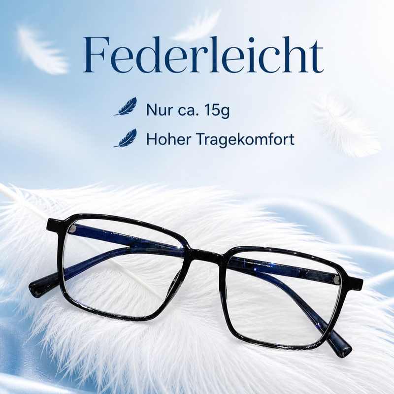 Blaulichtfilter-Lesebrille für Damen und Herren mittleren und höheren Alters