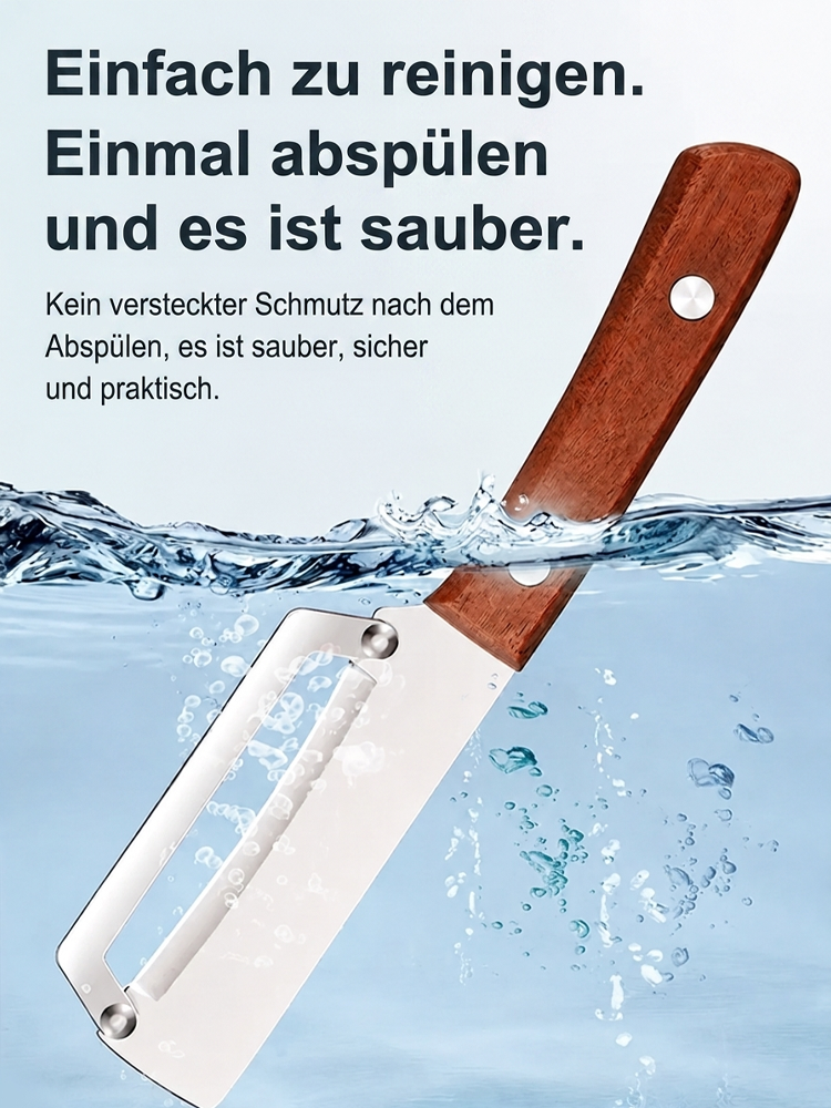 Neuer multifunktionaler Sparschäler mit Holzgriff Capybara