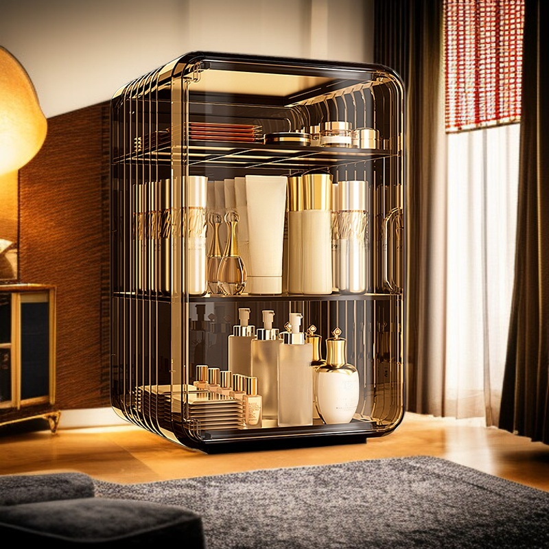 Transparent Acrylic Lipstick & Facial Mask Organizer