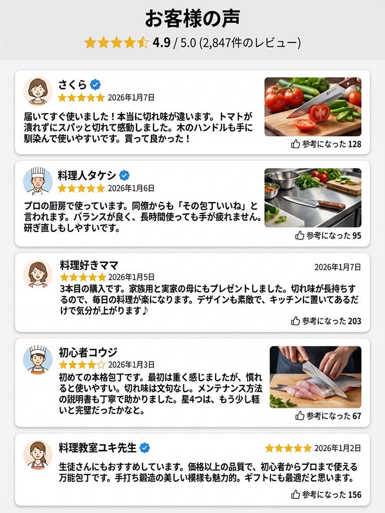 【百年の刃物工房】手打ち・文化包丁✨2026年お正月期間限定半額セール！