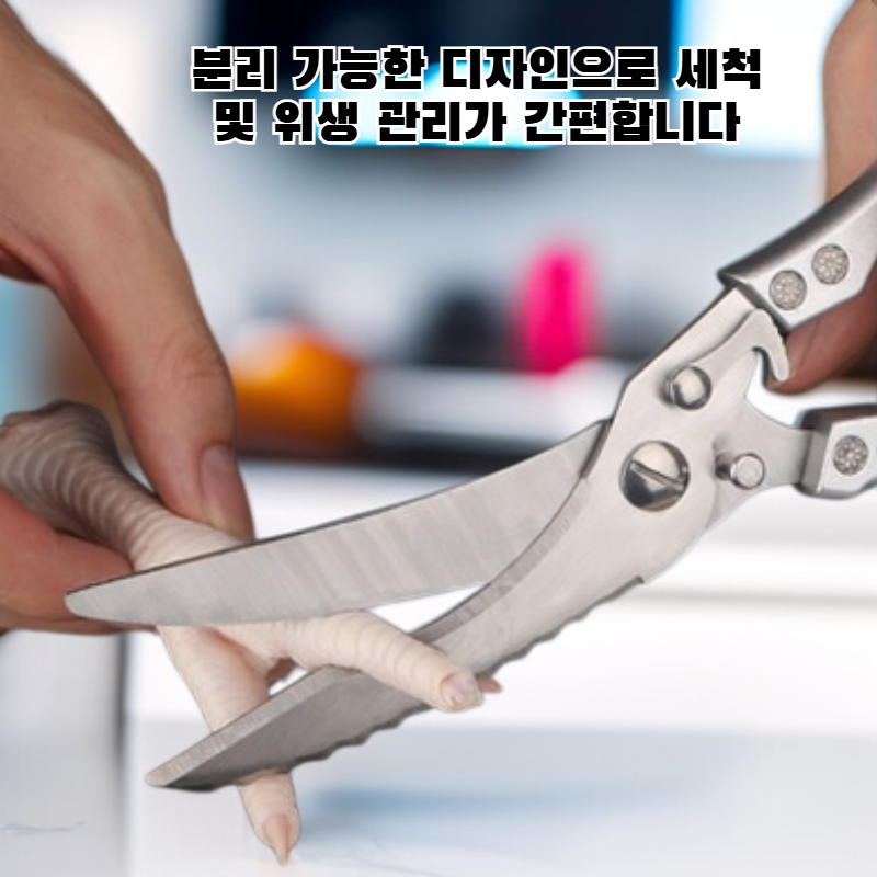 분리 가능한 스테인리스 스틸 닭뼈 가위
