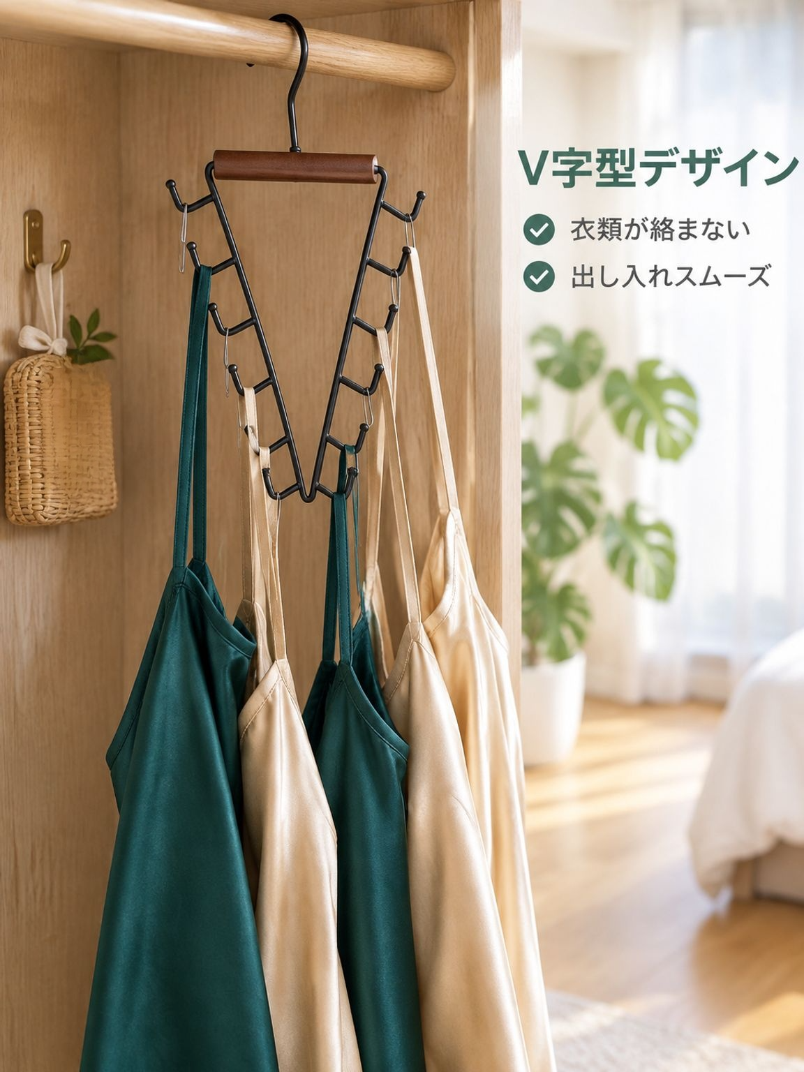 多機能フック収納ラック