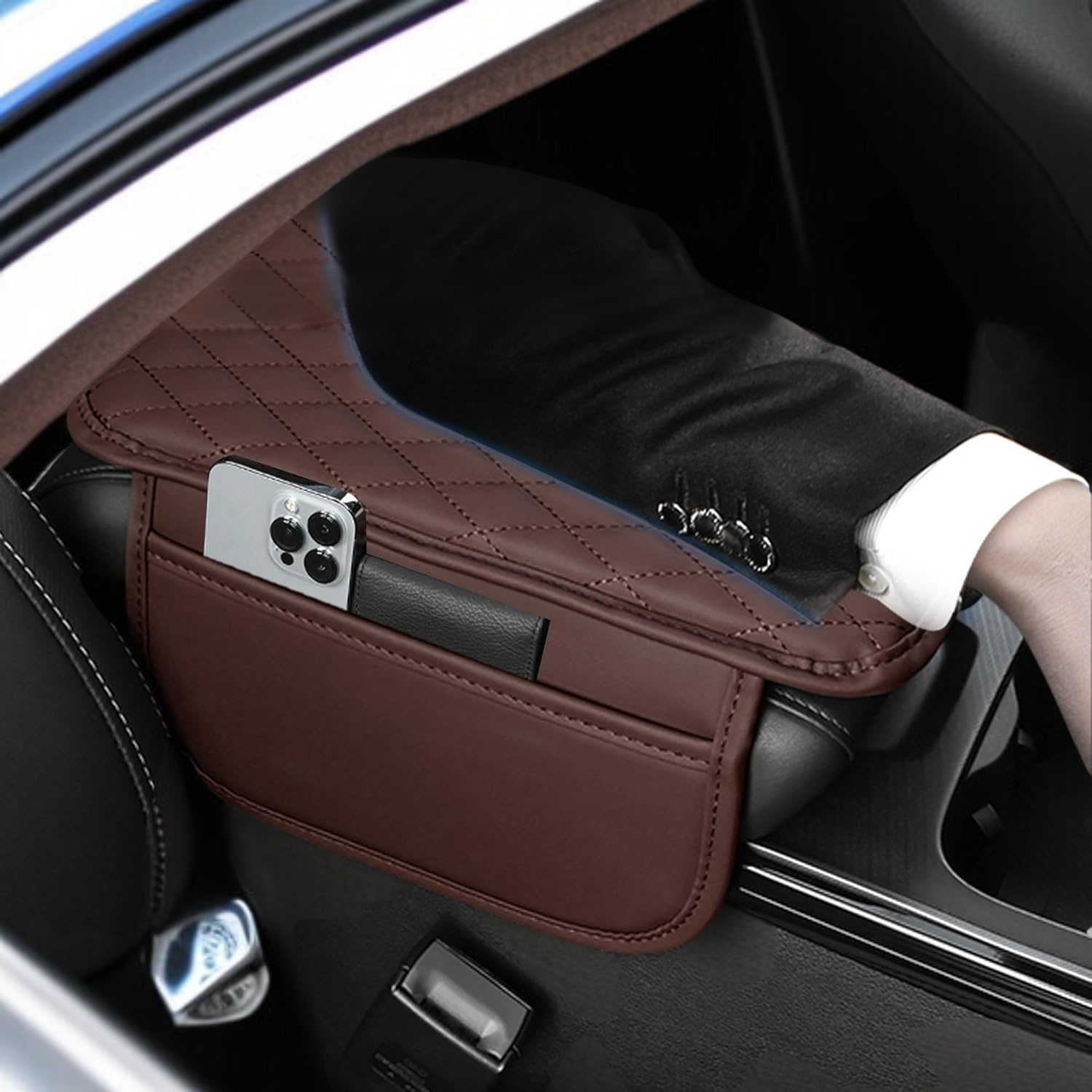 自動車 アームレストボックス ブースタークッション 中央 貯蔵 ナパ・レザー 専用 ブースタークッション