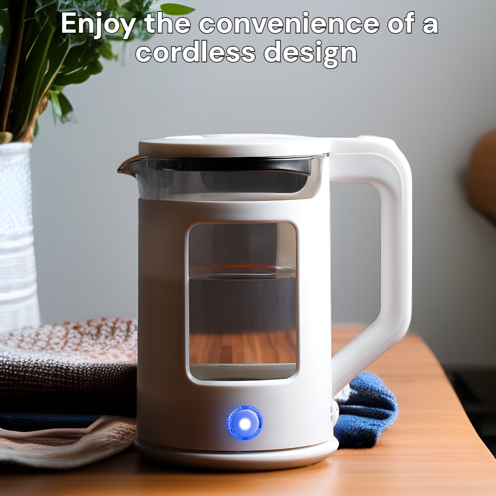 Wireless glass electric kettle