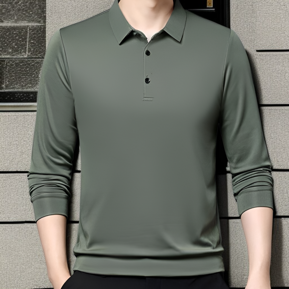 中高年男性向け カジュアルポロTシャツ 