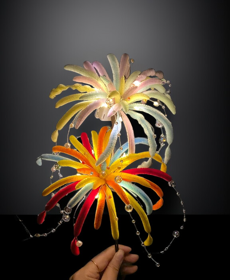 發光煙火扭扭棒安全材質細節圖