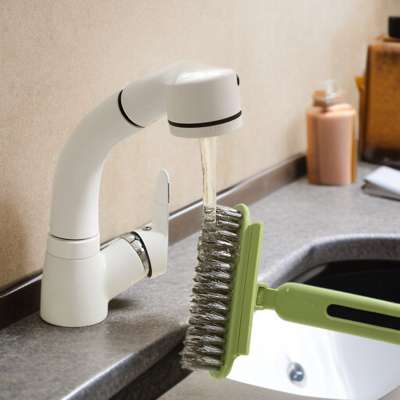 화장실 타일 모서리 청소 브러쉬 다용도 홈 브러쉬 모서리 틈새 브러쉬 화장실 타일 모서리 청소 브러쉬 바닥 욕실 청소 브러쉬 회전 손 안 더러워 화장실 전용 청소 브러쉬