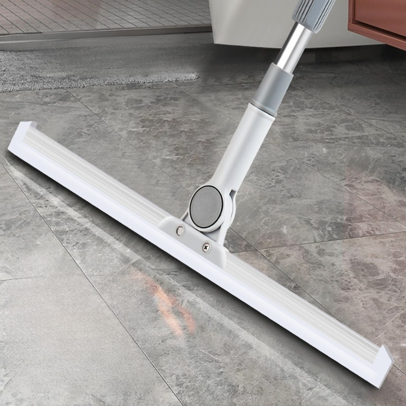 家庭用収納式フロアモップ シリコンワイパー浴室床スクレーパー 浴室用多機能フロアモップ