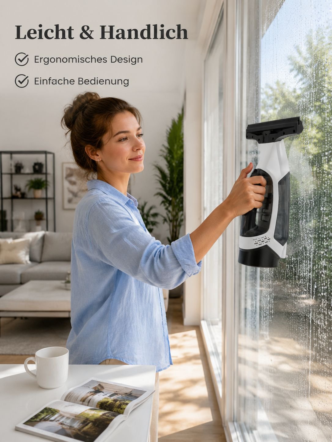 Multifunktionaler tragbarer Fensterreiniger
