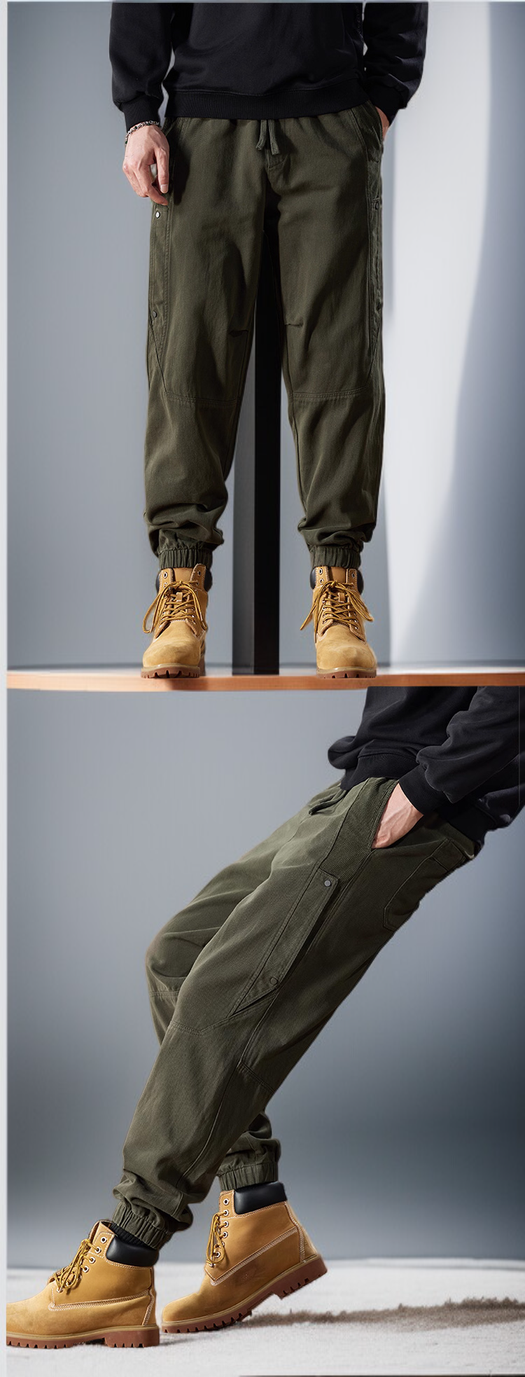 트렌디 스트릿 패션 카고 팬츠