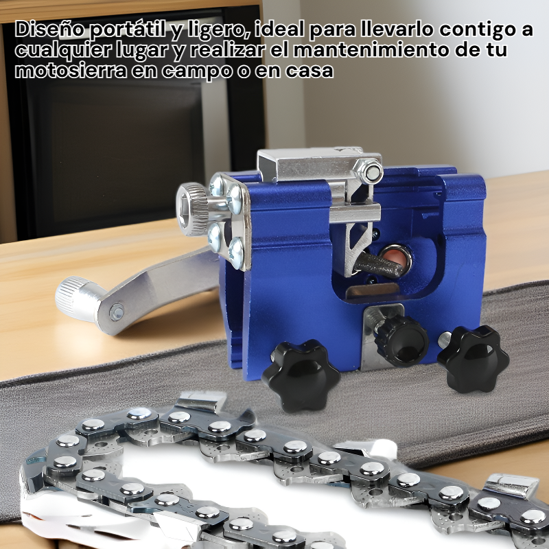 Herramienta portátil de afilado de cadena de motosierra eléctrica con lima