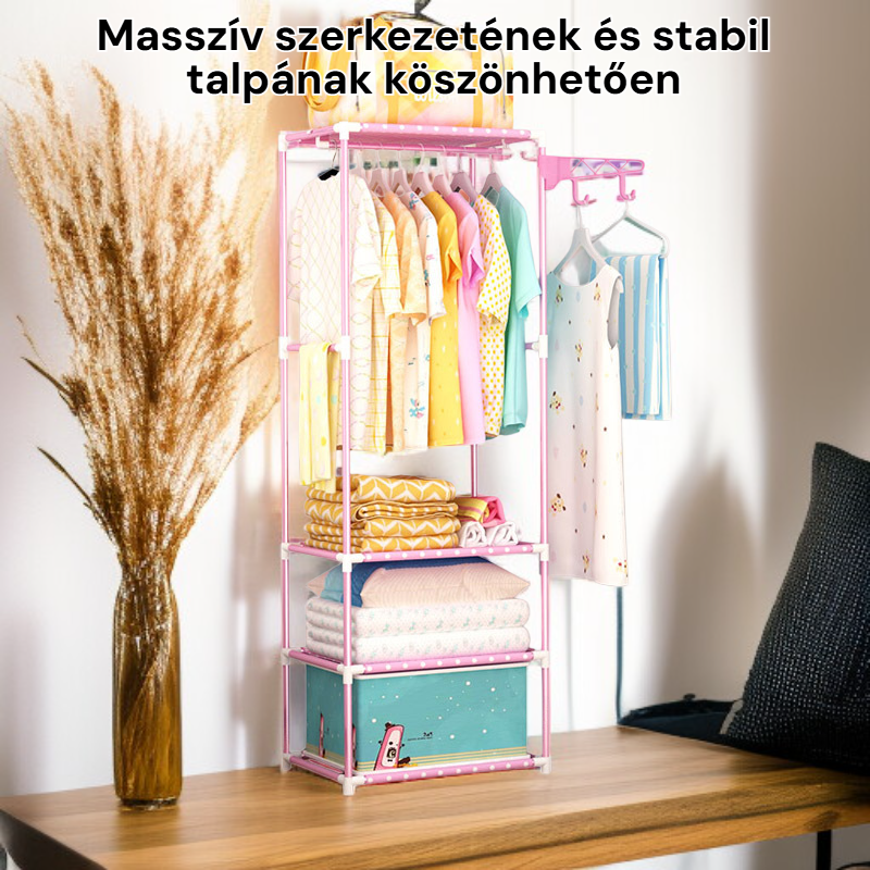 Otthoni többcélú álló fogas