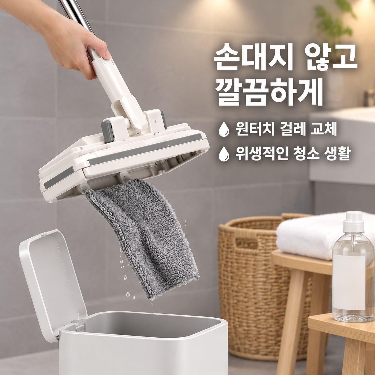 다기능 평면 걸레