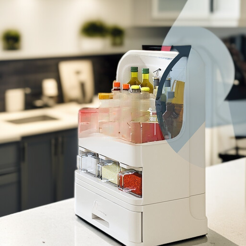 ชุดกล่องเครื่องปรุงอเนกประสงค์สำหรับลิ้นชักในบ้าน