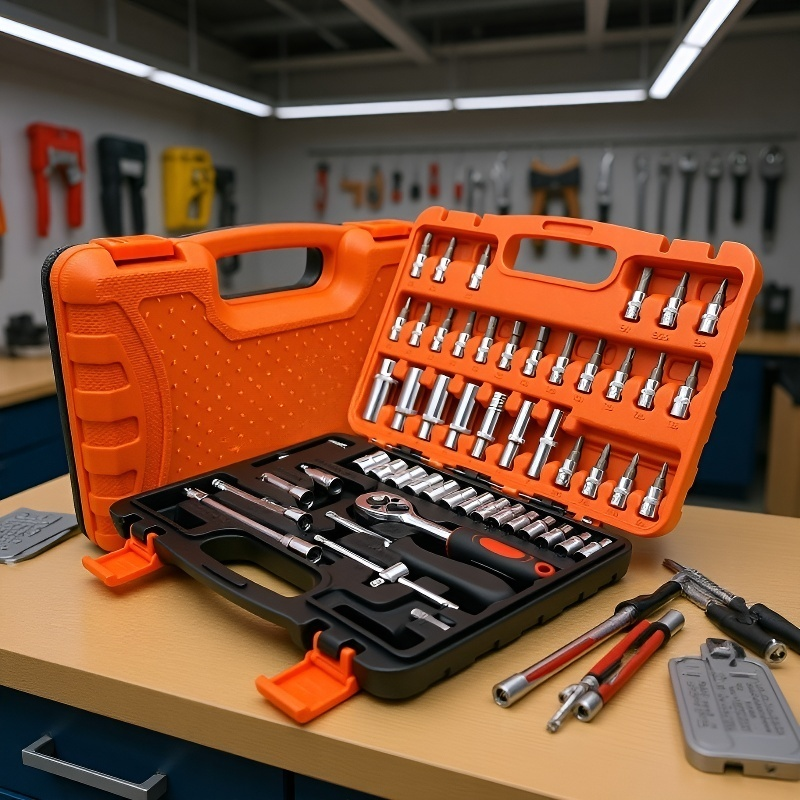 53-piece multi-functional repair tool set