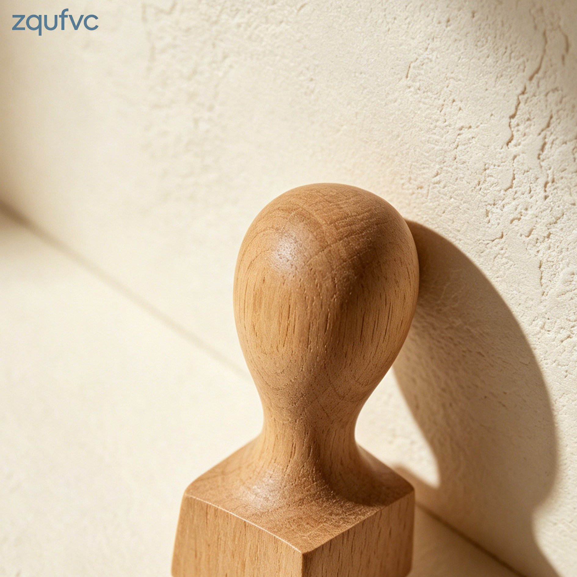 Premium wooden stamp seals arranged on a table