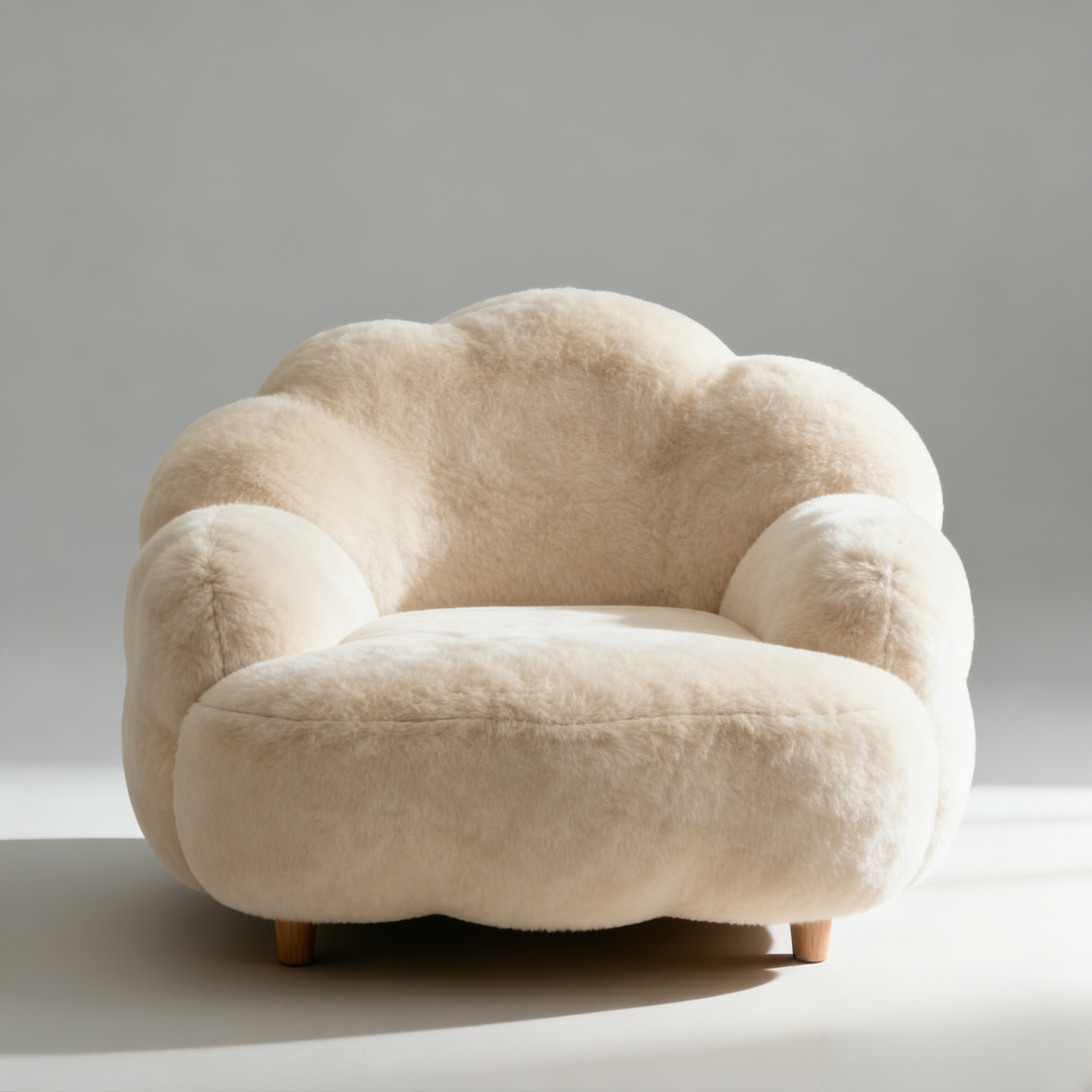 一人用ふわふわソファ