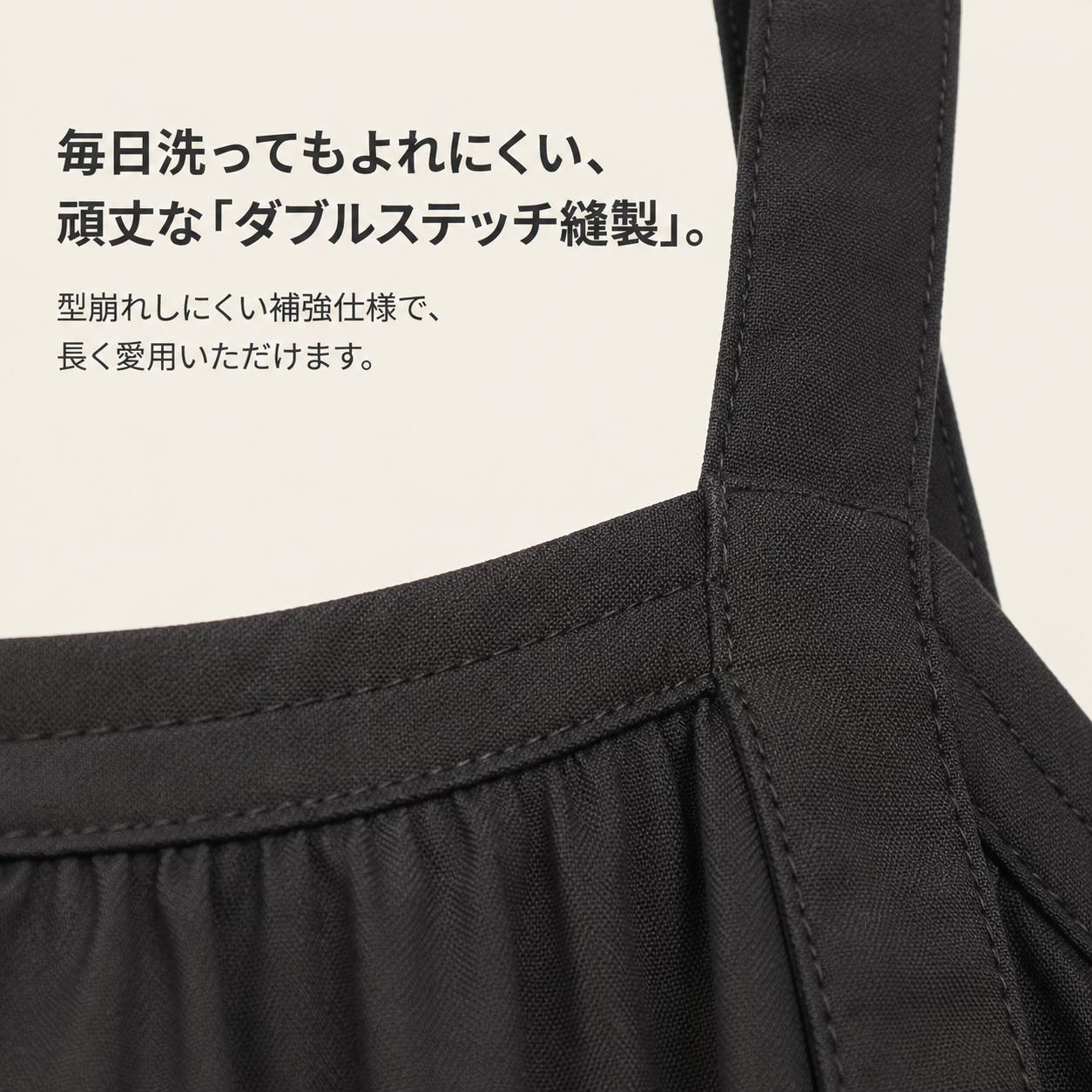 新作カジュアル無地キャミソールワンピース