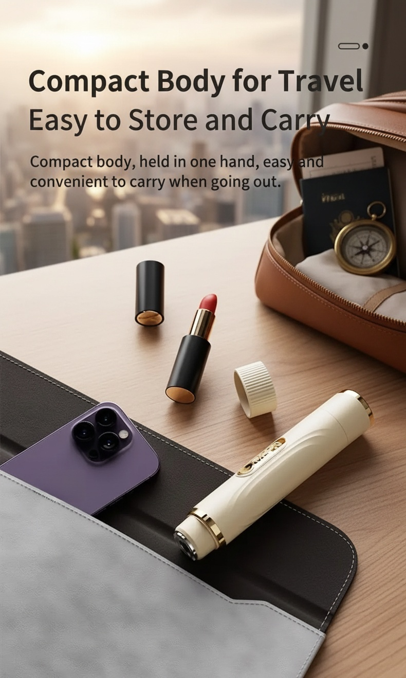 Easy-to-use dual-head electric hair remover