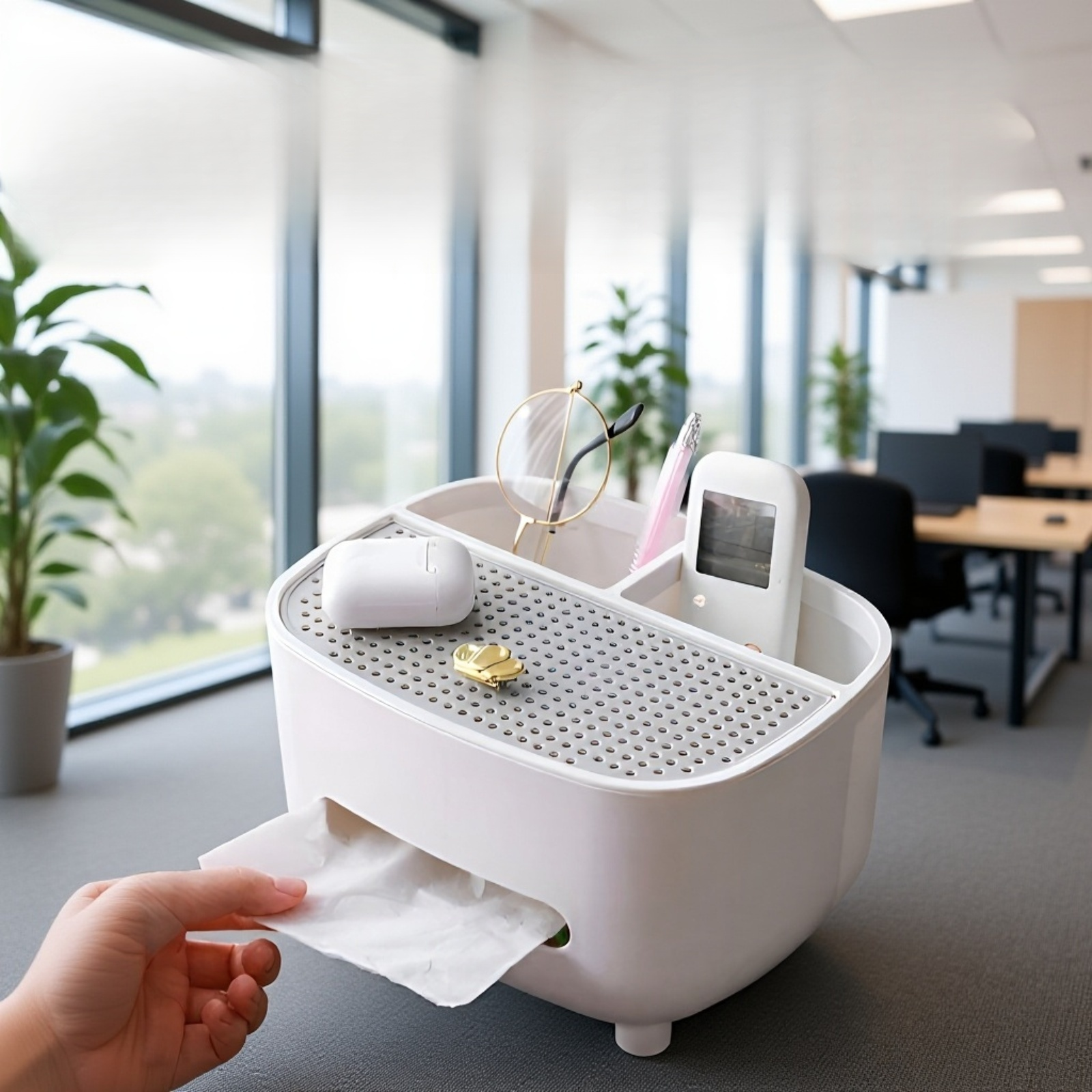 Stylish tissue holder for home and office