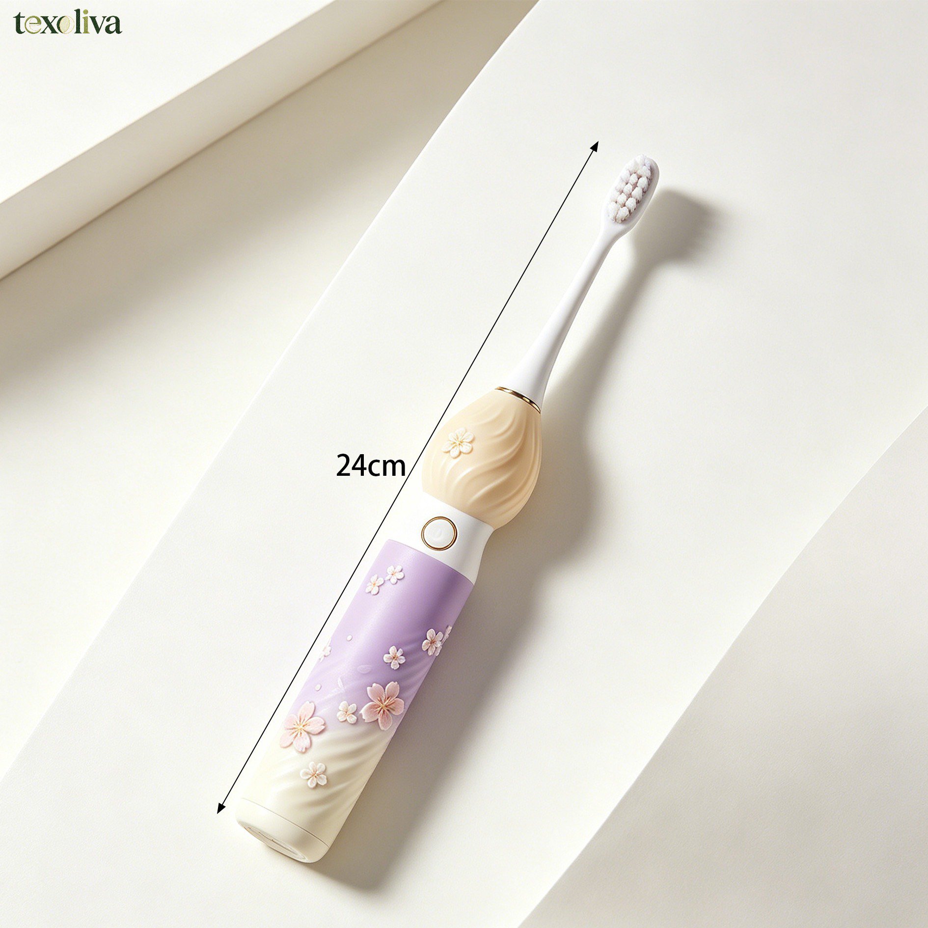 Electric toothbrush with ergonomic handle design