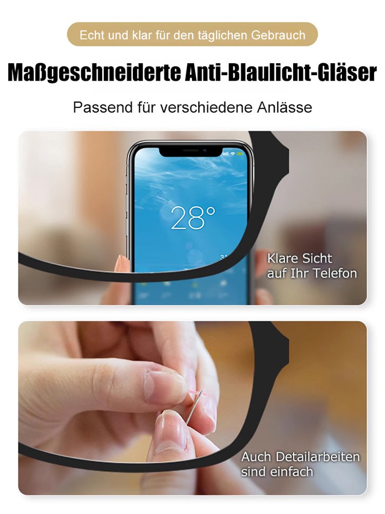 Faltbare tragbare Lesebrille