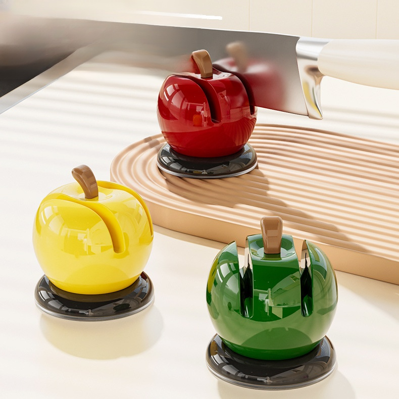 蘋果鎢鋼吸盤磨刀器