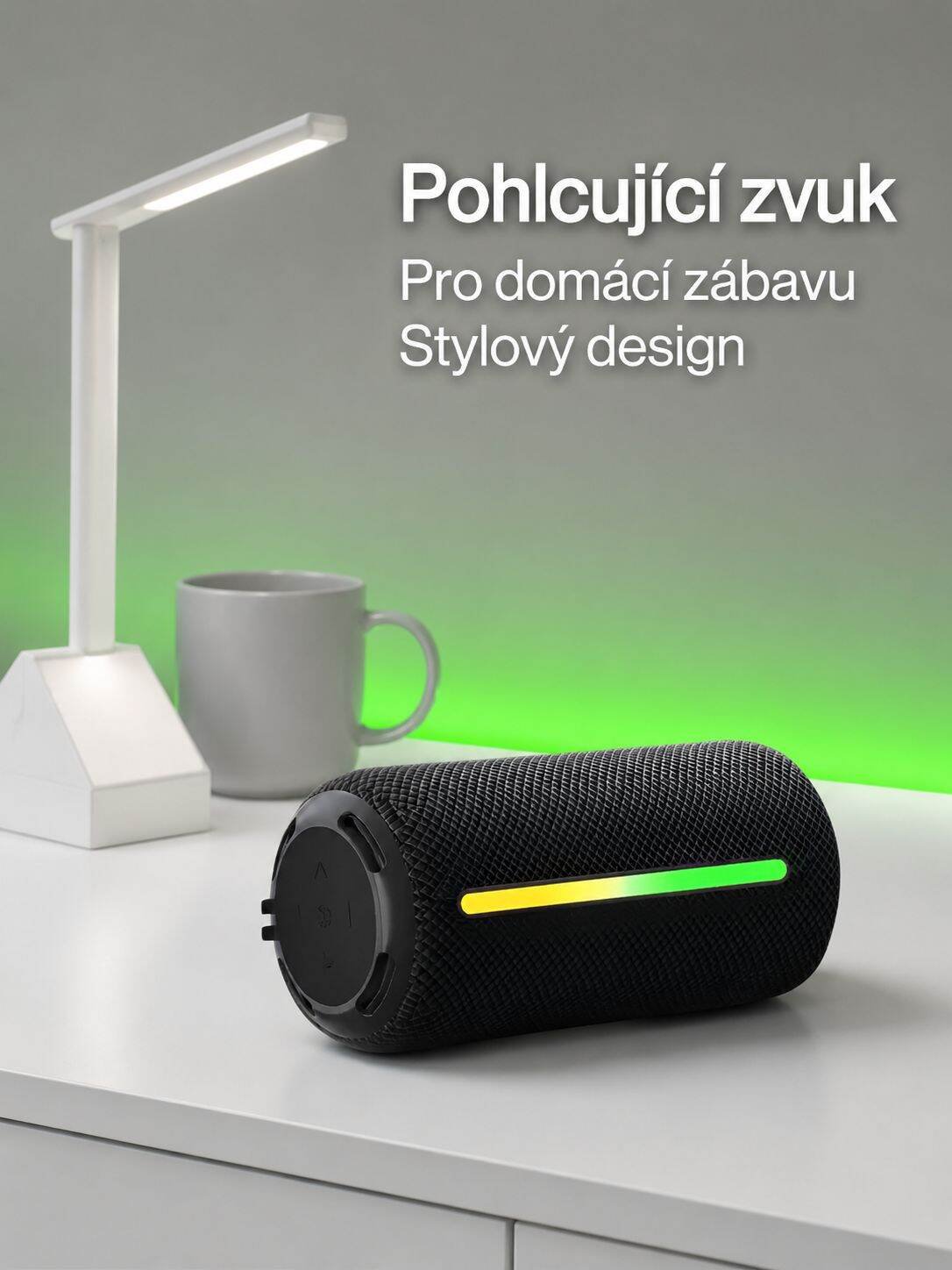 Snadné ovládání bezdrátového reproduktoru na cestách